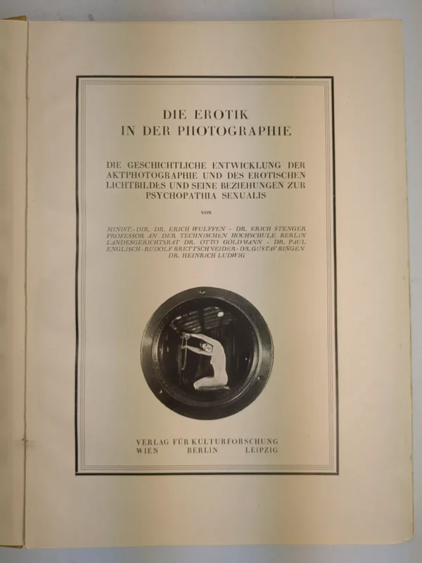 Die Erotik in der Photographie / Ernst Wulffen 1931 - Image 3